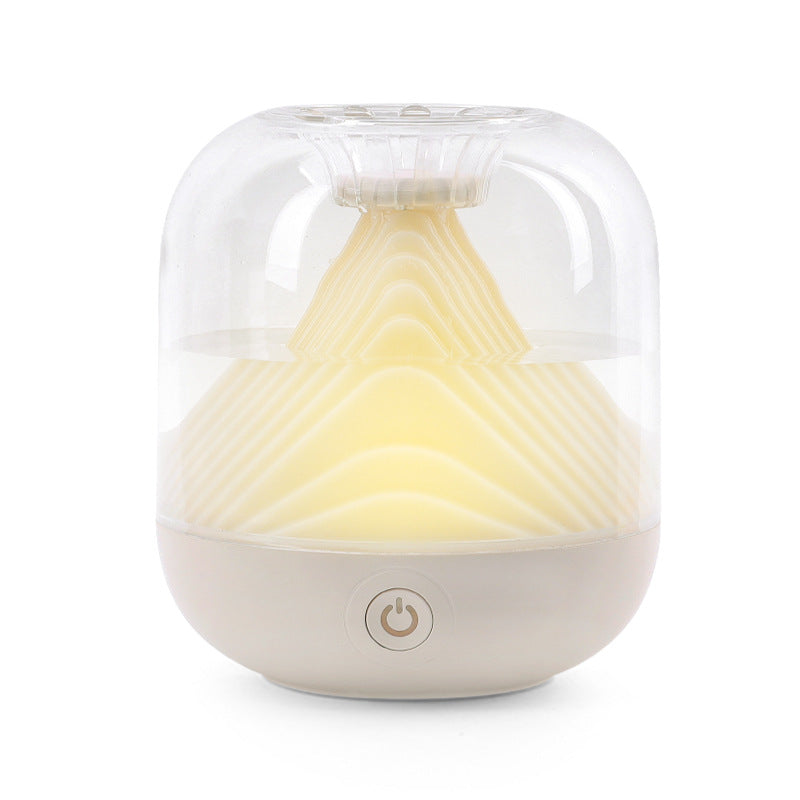 Rechargeable Ultrasonic Humidifier with Ambient Night Light, Top-Fill Transparent Tank & Portable Cordless Design - 700ml