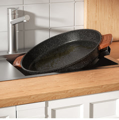Multi-Functional Electric Baking Tray with Deep Non-Stick Pan for Multipurpose Cooking - 40 CM Size