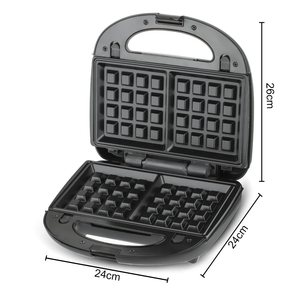RAF 6-in-1 Multi-Functional Sandwich Maker with Interchangeable Plates for Donut, Waffle, Steak, Nutty Cakes & Shell Shape Baking