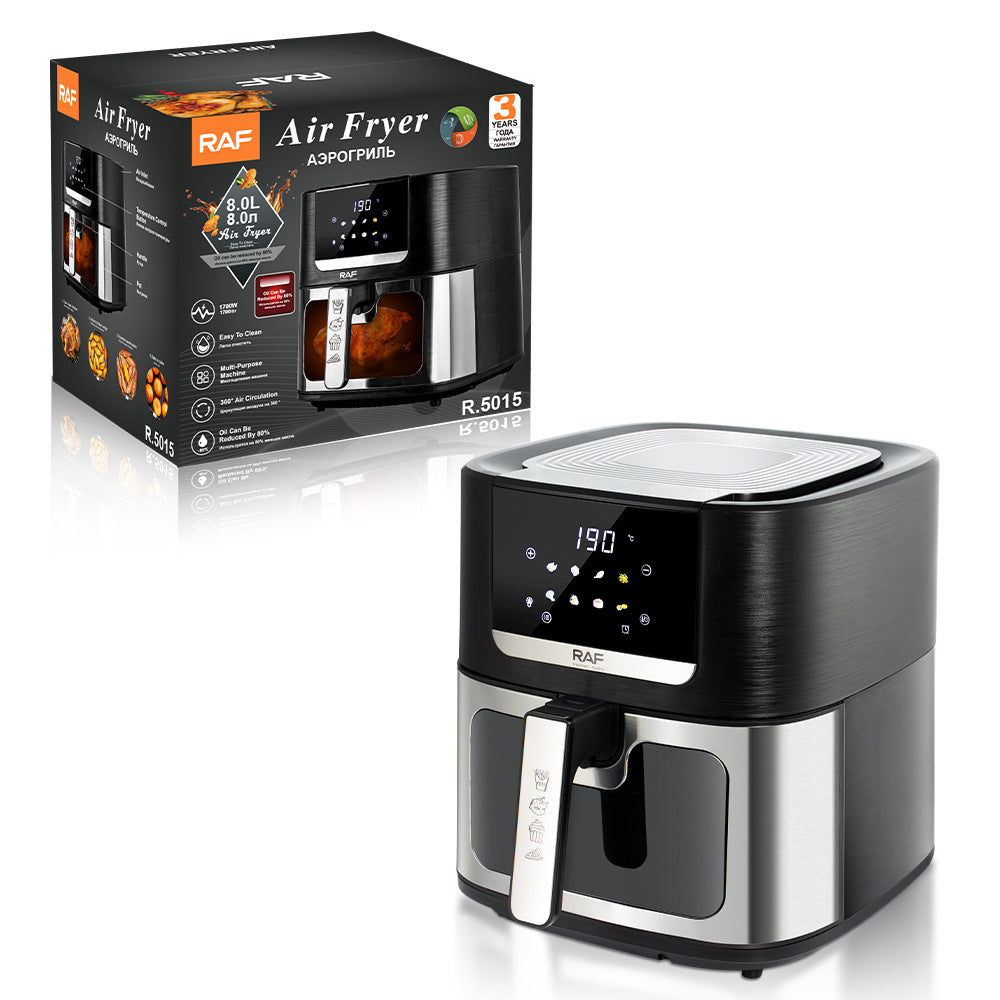 RAF Multi-Purpose Digital Air Fryer 1700W & 8 Litres Capacity