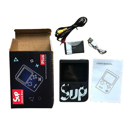 400-in-1 Retro Handheld Game Box Console with 3.0" LCD, TV Output & 6-Hour Battery