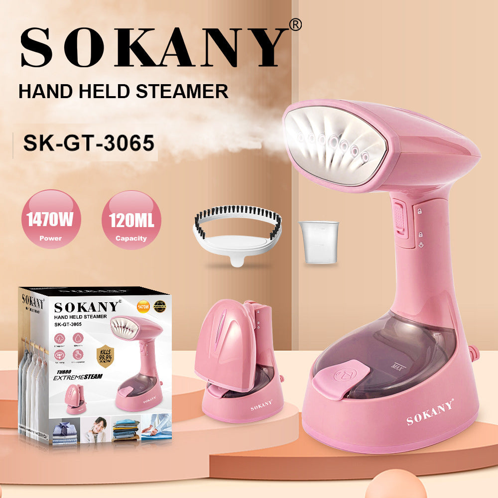 Sokany Handheld Foldable Garment Steamer 1470W – Fast Heating Clothes Steamer for Home & Travel - 120ml Capacity