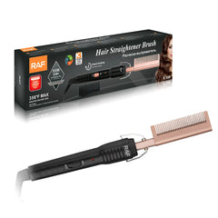 RAF 3-in-1 Hair Straightener Brush Comb - 55W
