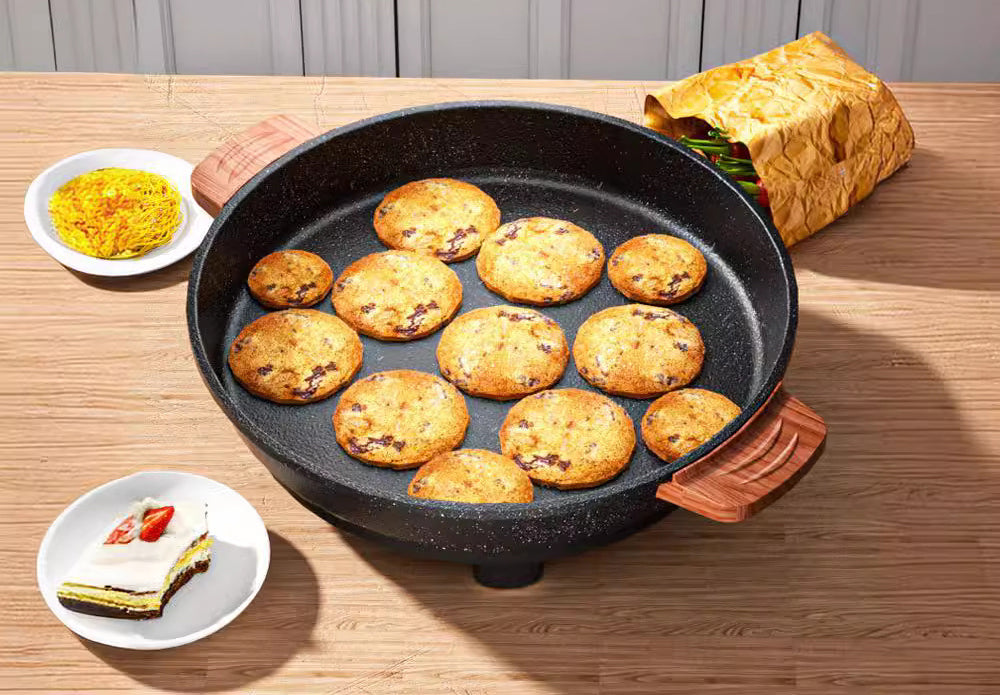 Multi-Functional Electric Baking Tray with Deep Non-Stick Pan for Multipurpose Cooking - 40 CM Size