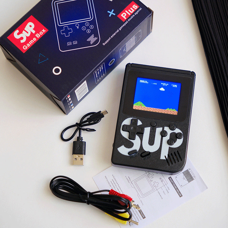 400-in-1 Retro Handheld Game Box Console with 3.0" LCD, TV Output & 6-Hour Battery