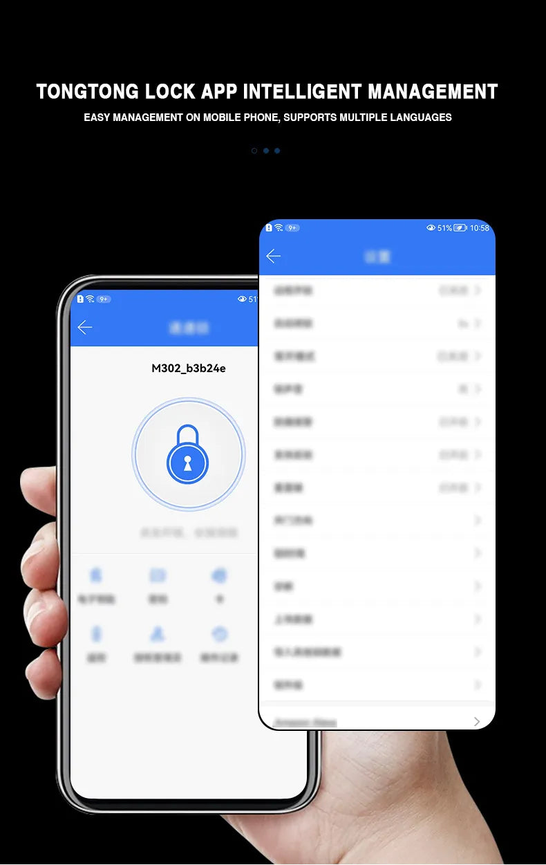 Advanced Biometric Door Lock with Tuya App Control, Card Acce& Multi-Access Options