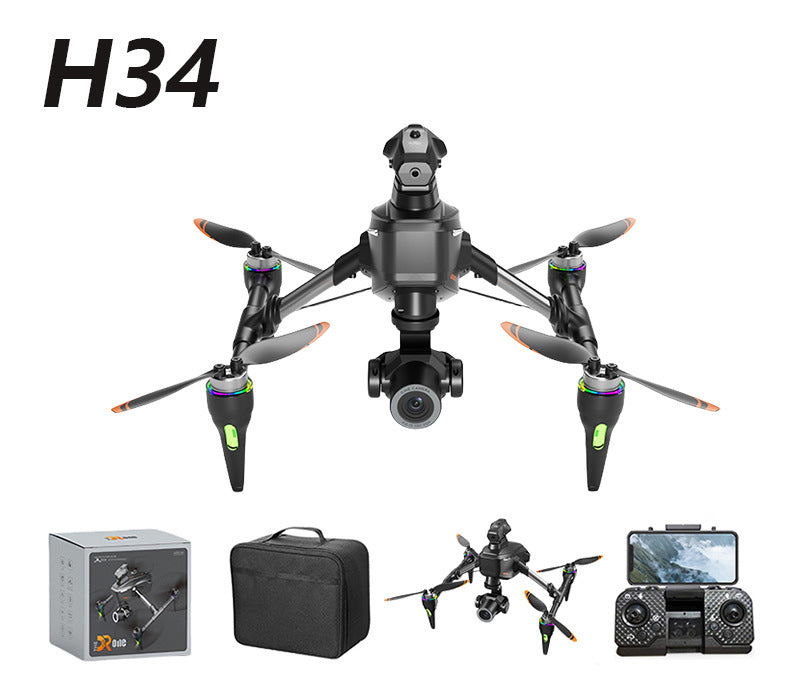 4K Dual Camera Portable Folding Quadcopter Drone with Aerial Camera, Obstacle Avoidance & Gesture Control