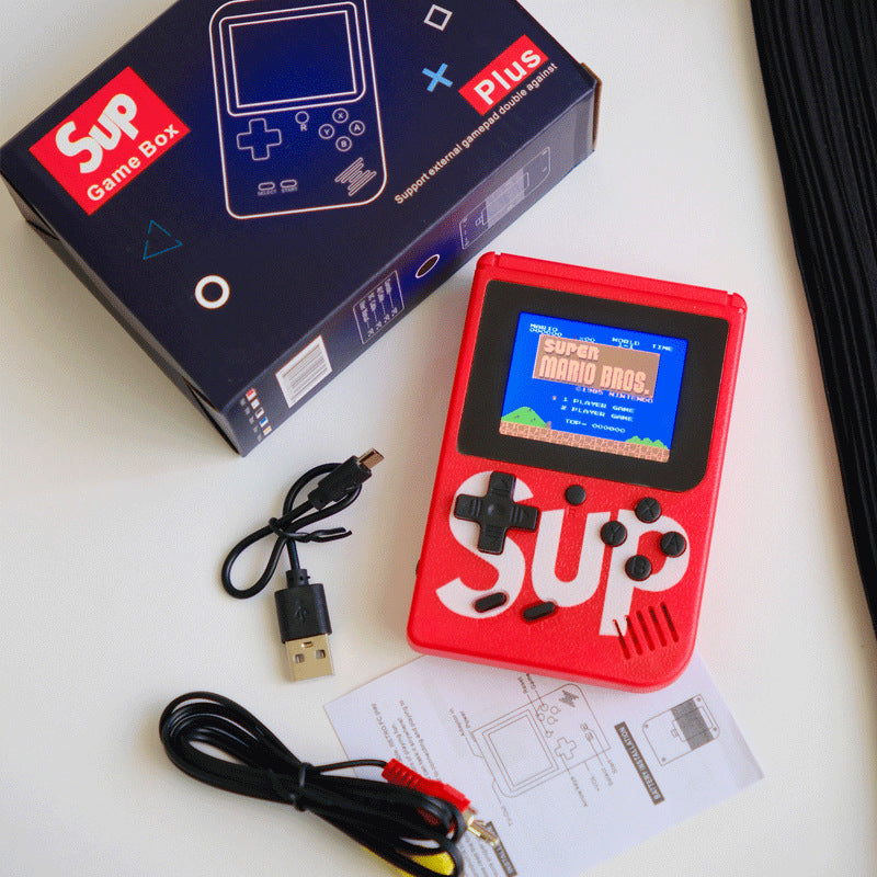 400-in-1 Retro Handheld Game Box Console with 3.0" LCD, TV Output & 6-Hour Battery