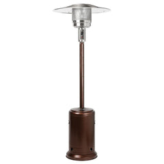 High-Powered Vertical Outdoor Gas Patio Heater - 13000W - Brown