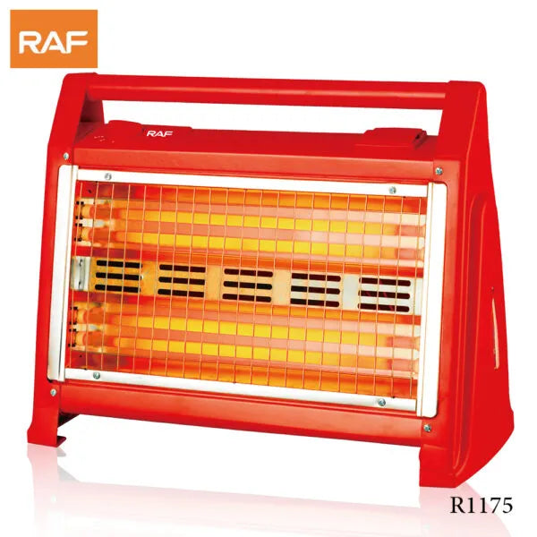 RAF 2400W Portable Electric Quartz Heater with Adjustable Thermostat, High-Speed Heating & Overheat Protection