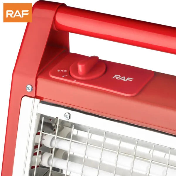 RAF 2400W Portable Electric Quartz Heater with Adjustable Thermostat, High-Speed Heating & Overheat Protection