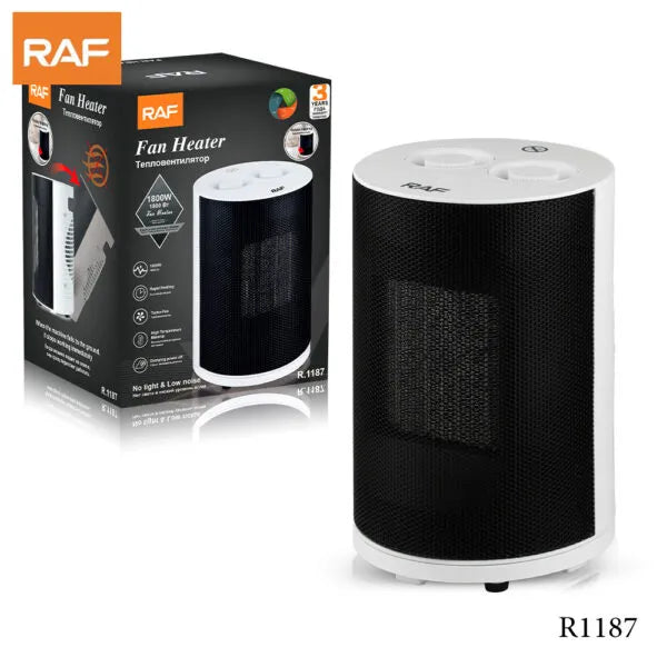 RAF 1800W Electric 2 in 1 Ceramic Fan Heater