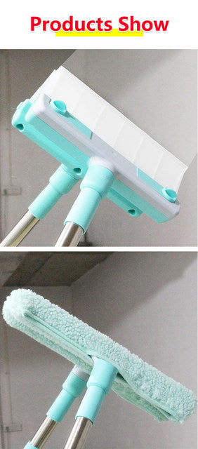 5 Piece Professional Window Cleaning Kit with Scrubber, High Quality Material and Multiple Brush Hea