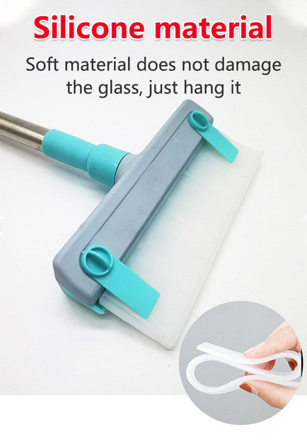 5 Piece Professional Window Cleaning Kit with Scrubber, High Quality Material and Multiple Brush Hea