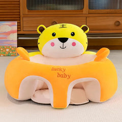 Baby Sitting Non-Slip Plush Memory Foam Practice Chair Sofa with Fall Prevention & High Back Support