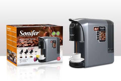 Sonifer Multi-Functional 4-in-1 Capsule Coffee Machine with 20-Bar Pressure and 700ml Tank