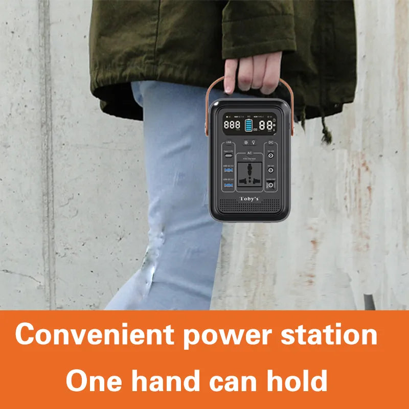 Toby's Portable Power Station with Fast Charging, Car Jump Starter, and Multiple Charging Options - 47000mAH capacity