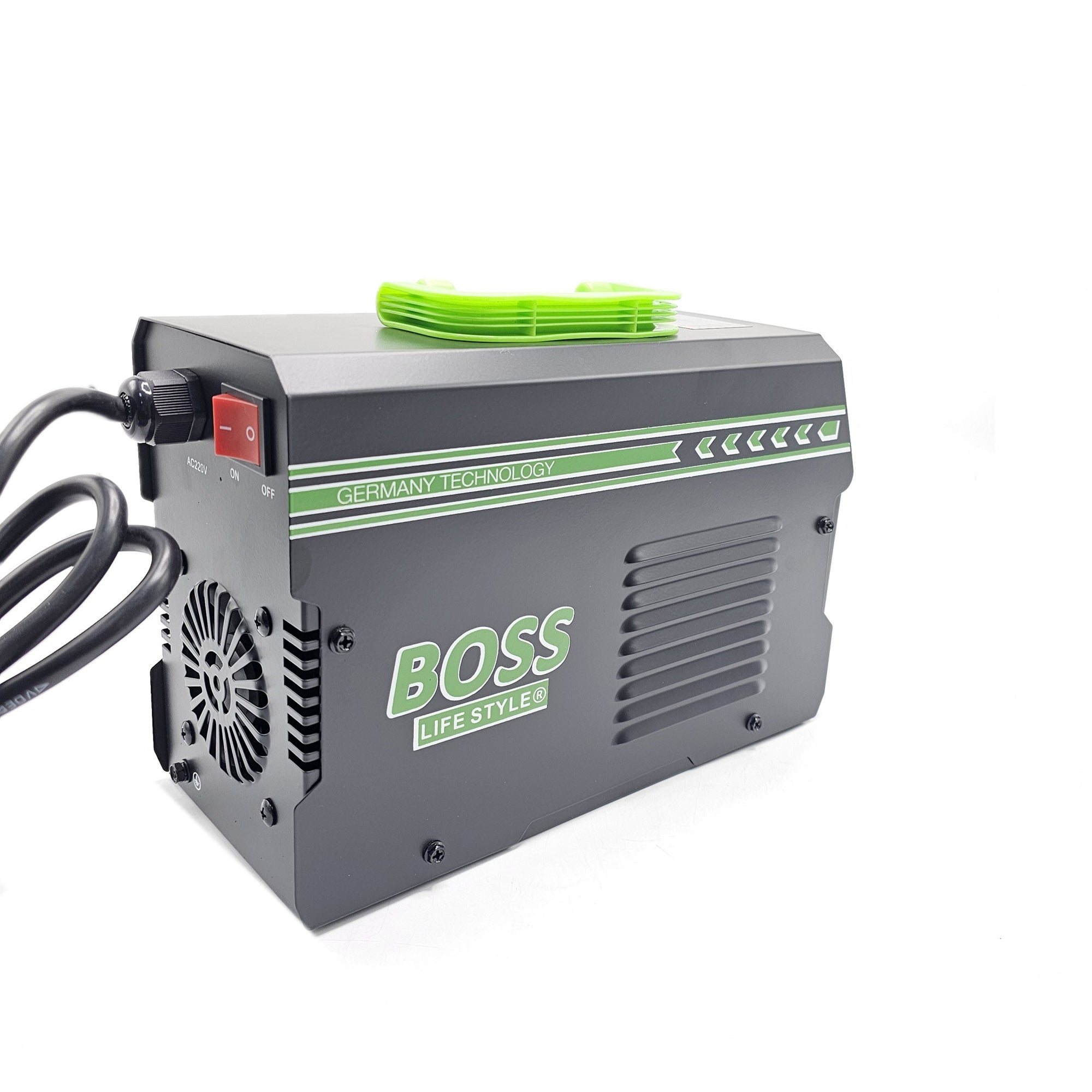 BOSS MMA-400 DC Inverter Welding Machine with Arc Force & Current Control, German Technology, 220V Input, Digital Display, Lightweight with Case