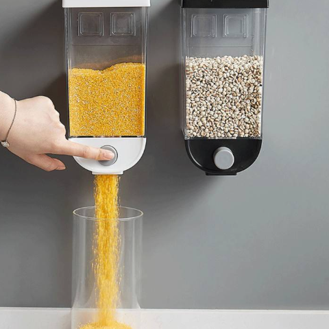 1.5 Litre Wall Mounted Kitchen Cereal & Food Dispenser