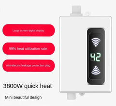 Multipurpose Instant Thermostatic Electric Water Heater with Shower Head and Temperature Control & Display