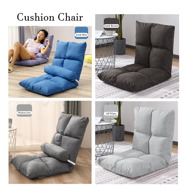 Multifunctional Foldable Lazy Sofa Recliner Cushion Chair with 8-Grid Design - Ideal for Gaming, Reading, Meditation & Lounging – 90 x 45 x 7 cm