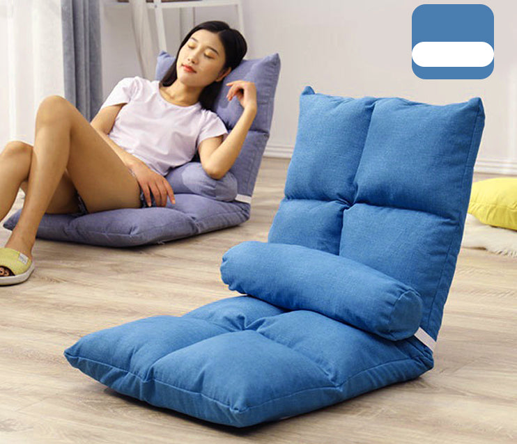 Multifunctional Foldable Lazy Sofa Recliner Cushion Chair with 8-Grid Design - Ideal for Gaming, Reading, Meditation & Lounging – 90 x 45 x 7 cm