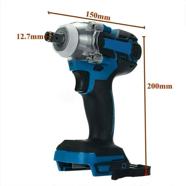High Torque Cordless Impact Wrench Tool with 21V Brushless Motor & 2 Rechargeable Batteries
