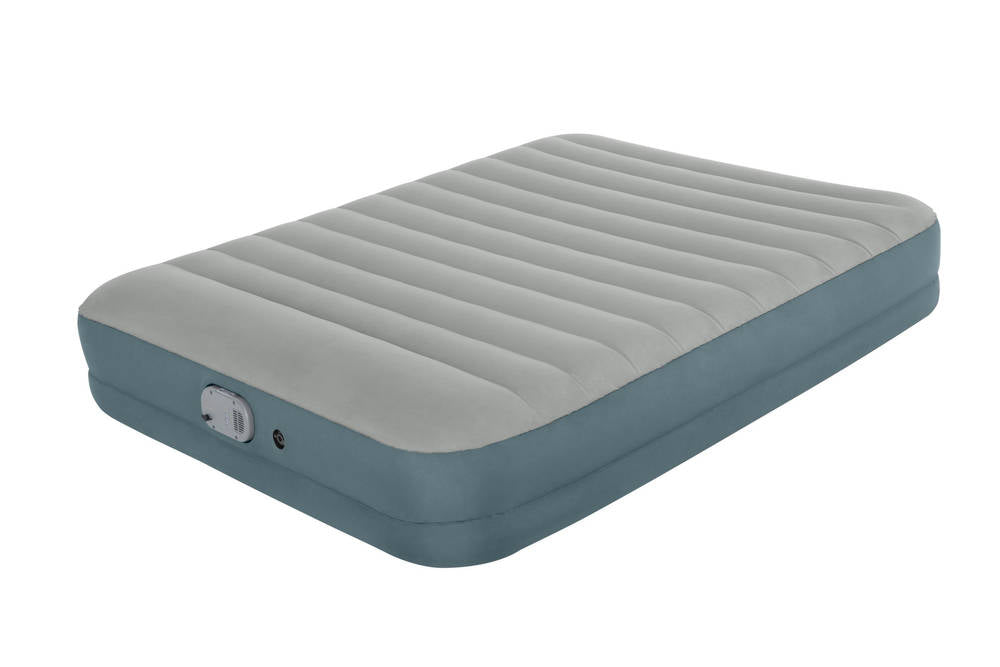 Bestway Inflatable Queen Airbed with Built-In Dual Pump and USB Charger - 2.03 m x 1.52 m x 36 cm