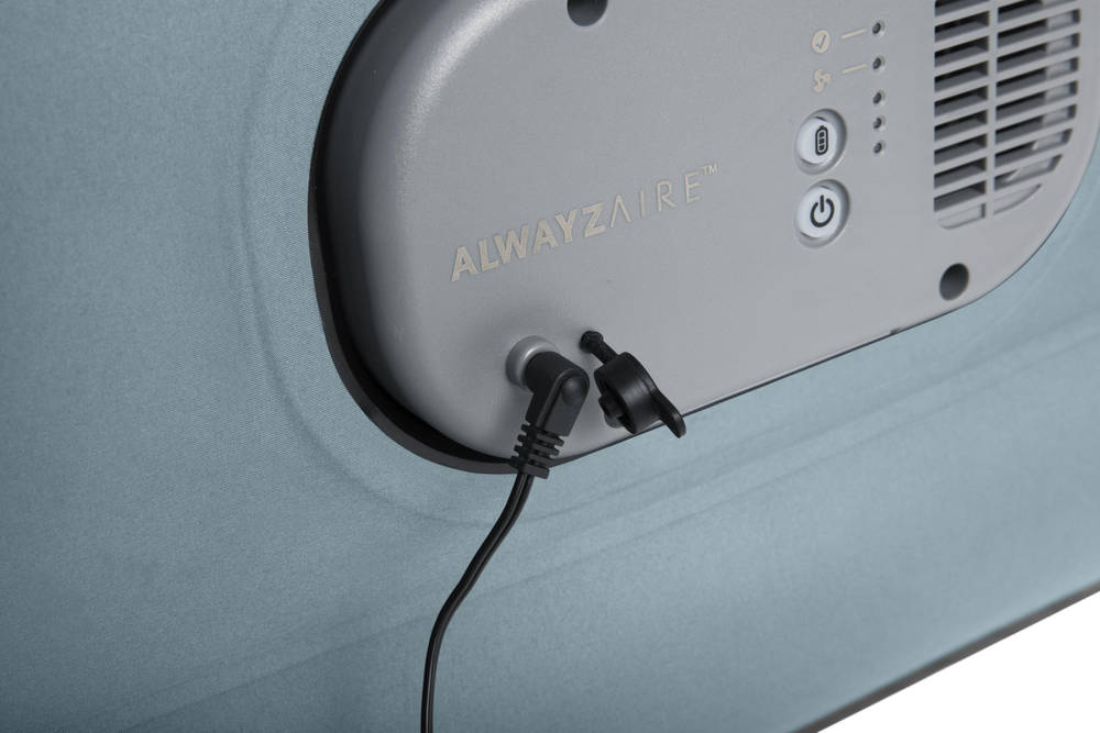 Bestway Inflatable Queen Airbed with Built-In Dual Pump and USB Charger - 2.03 m x 1.52 m x 36 cm