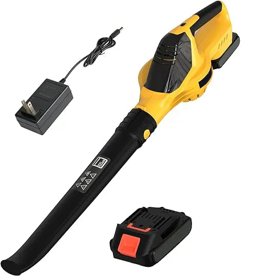 Powerful Cordless Handheld Air Blower with Rechargeable Battery and Charger