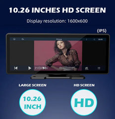 10.26-inch Portable Car Player with Apple CarPlay & Android Auto