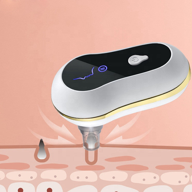 Mini Automatic Blackhead Acne Pore Suction Remover & Skin Cleanser with 3 Suction Modes and 5 Multif