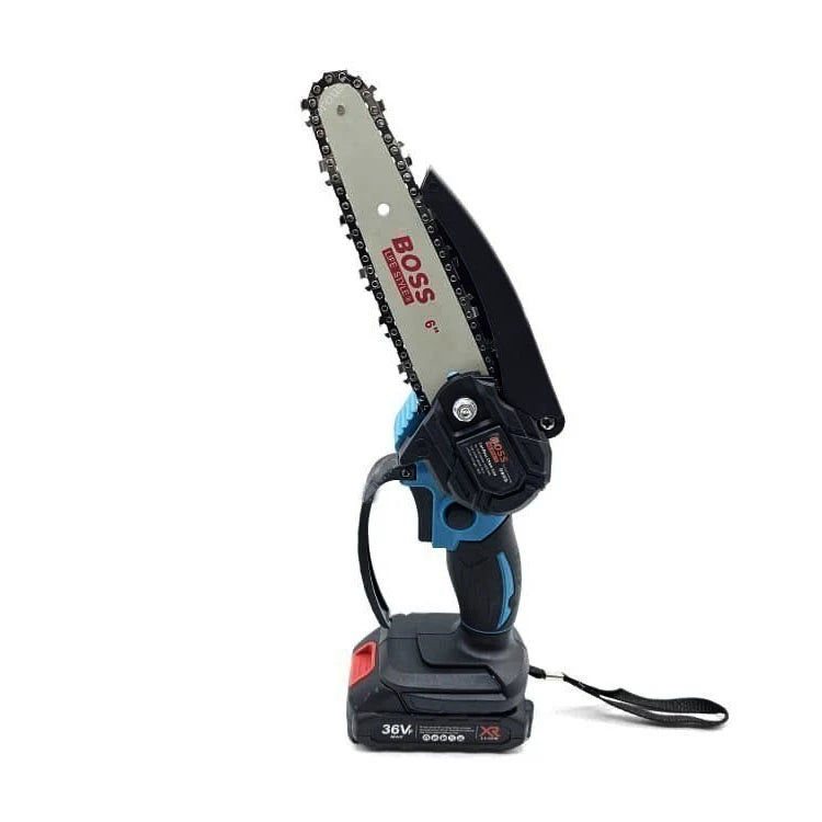 BOSS 2-in-1 Cordless Pruning Scissors & Mini Handheld Chainsaw Kit