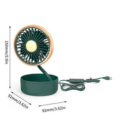 Adjustable Portable Mist Cooling Fan with Adjustable Speed - USB Powered