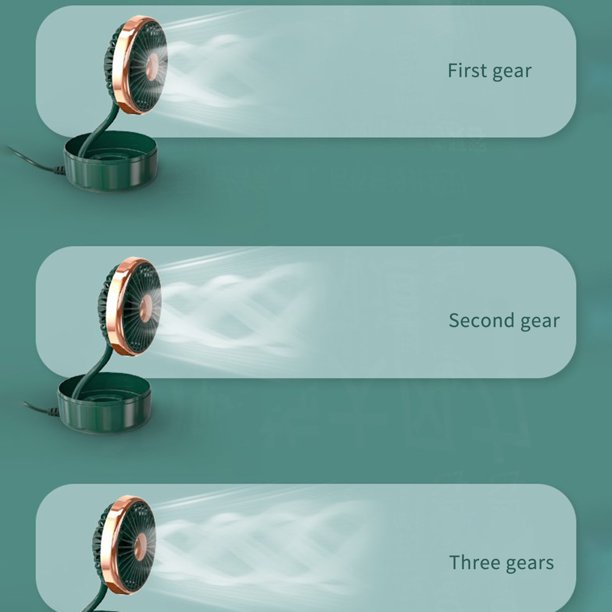 Adjustable Portable Mist Cooling Fan with Adjustable Speed - USB Powered