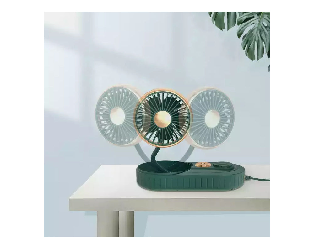 Adjustable Portable Mist Cooling Fan with Adjustable Speed - USB Powered