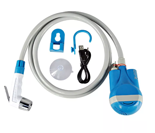 Portable USB Rechargeable Camping Shower for Outdoors, Tours and Vacations