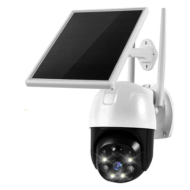 Smart Wireless 4G Outdoor Solar Security Camera with Night Vision, Motion Detection & PTZ
