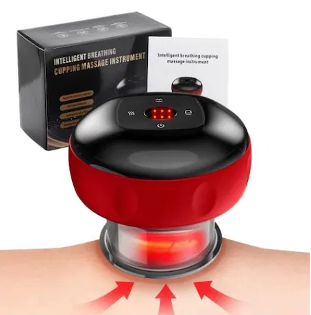Intelligent Suction Cupping Massager with Heating & Infrared Red Light Therapy