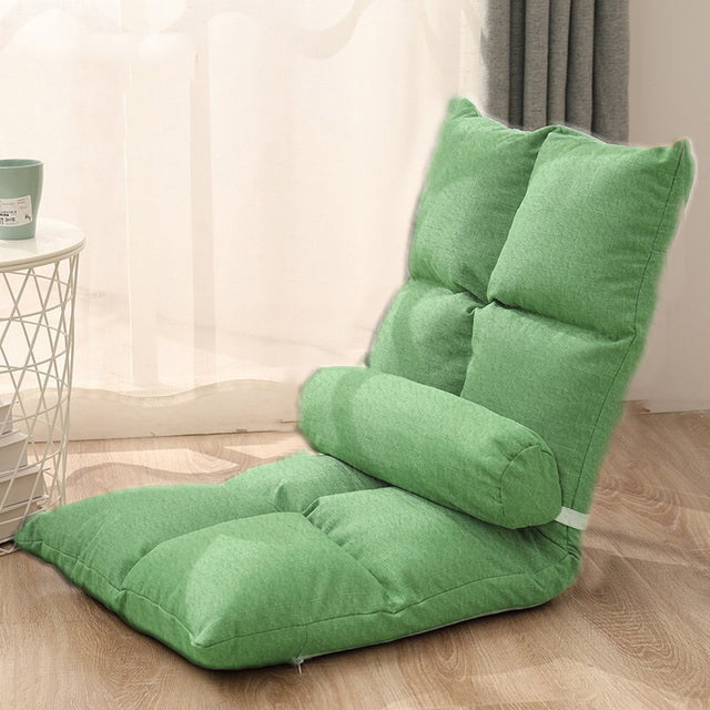 Multifunctional Foldable Lazy Sofa Recliner Cushion Chair with 8-Grid Design - Ideal for Gaming, Reading, Meditation & Lounging – 90 x 45 x 7 cm