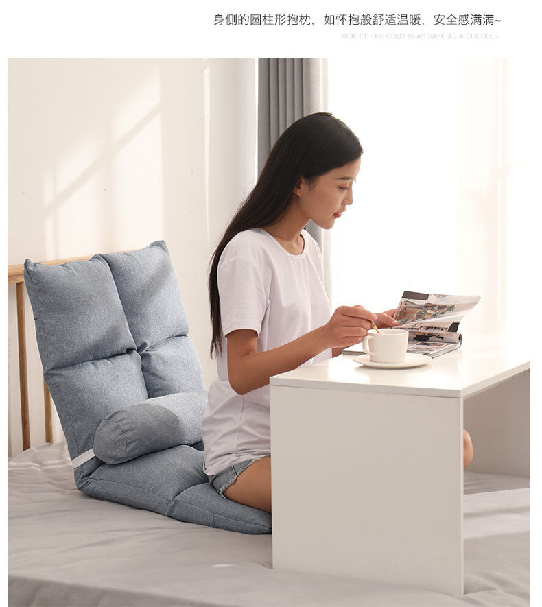 Multifunctional Foldable Lazy Sofa Recliner Cushion Chair with 8-Grid Design - Ideal for Gaming, Reading, Meditation & Lounging – 90 x 45 x 7 cm