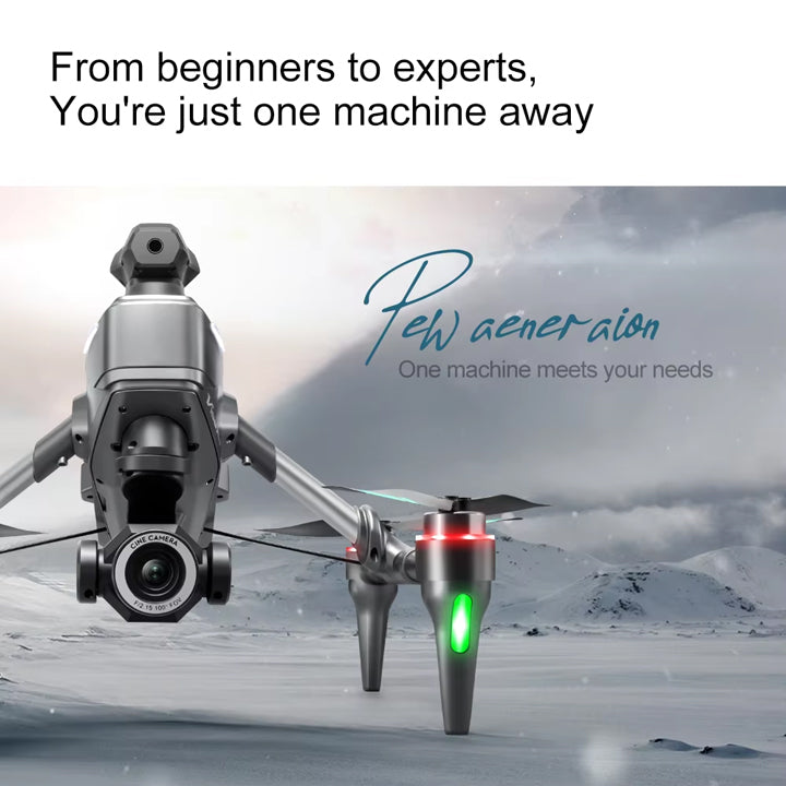 4K Dual Camera Portable Folding Quadcopter Drone with Aerial Camera, Obstacle Avoidance & Gesture Control