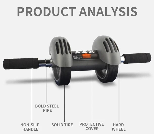 Power Stretch Wheel Roller for Abs Fitness & Body Toning