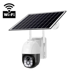 Solar Outdoor WIFI Camera with Night Vision, PTZ & Two-Way Audio - 18000mAh