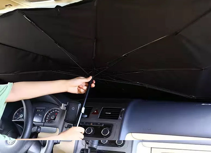 Portable Foldable Car Windshield Sun Shade Umbrella