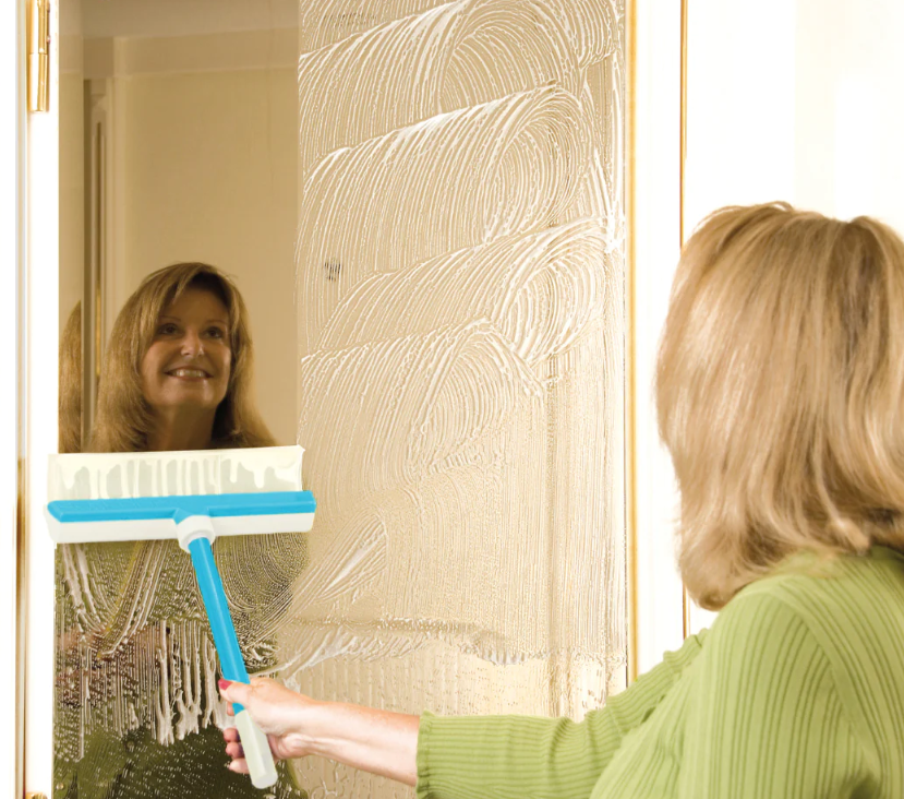 5 Piece Professional Window Cleaning Kit with Scrubber, High Quality Material and Multiple Brush Hea