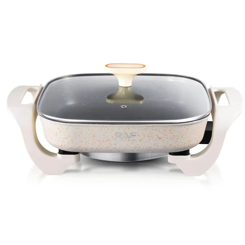 RAF Multi-Functional Electric Hot Pot - 5L Capacity, Non-Stick, Adjustable Temperature Control