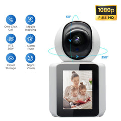 Smart 2MP Full HD WIFI Two-Way Video Calling PT Security Camera with Auto-Tracking