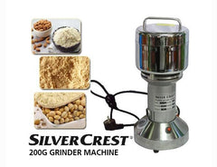 Silver Crest High Power Powder Grinder Machine - 1000W - 1200W - 100g - 200g Capacity - Stainless Steel Body