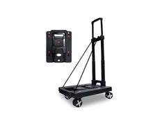 Heavy Duty Foldable Luggage Cart Trolley with 4 Wheels - 50 Kg Capacity - 40 x 31.5 x 11 cm